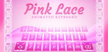 Pink Lace Animated Keyboard