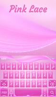 Pink Lace Animated Keyboard ภาพหน้าจอ 1