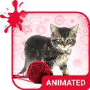 Pretty Cat Animated Keyboard + APK