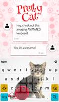 Pretty Cat Animated Keyboard + 스크린샷 2