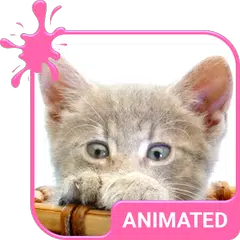 Скачать Pretty Kitty Animated Keyboard APK