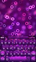 Purple Rings Animated Keyboard capture d'écran 1