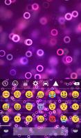 برنامه‌نما Purple Rings Animated Keyboard عکس از صفحه