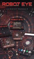 Robot Eye Keyboard & Wallpaper پوسٹر