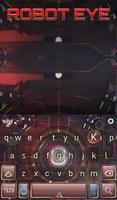 Robot Eye Keyboard & Wallpaper تصوير الشاشة 1