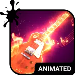Rock Animated Keyboard Theme アプリダウンロード