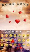 Rome Love Keyboard & Wallpaper screenshot 3