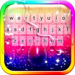 download Rain Keyboard Background Theme APK