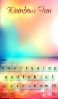 Rainbow Fun Animated Keyboard ảnh chụp màn hình 1