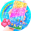 Rainbow Glitter Wallpaper APK