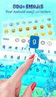 Wave Splash Keyboard Wallpaper syot layar 2