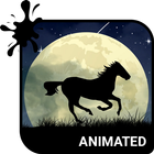 Wild Horse Animated Keyboard ไอคอน