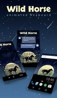 Wild Horse Animated Keyboard Affiche