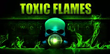 Toxic Flames Animated Keyboard