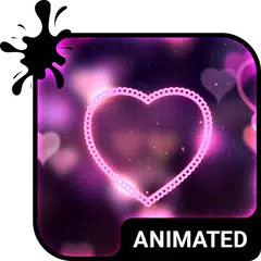 Скачать Velvet Love Animated Keyboard  APK