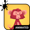 Zen Monkey Animated Keyboard APK