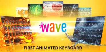 Wave Animated Keyboard Emoji