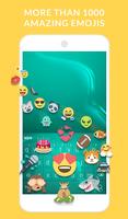 Wave Animated Keyboard Emoji 截图 2