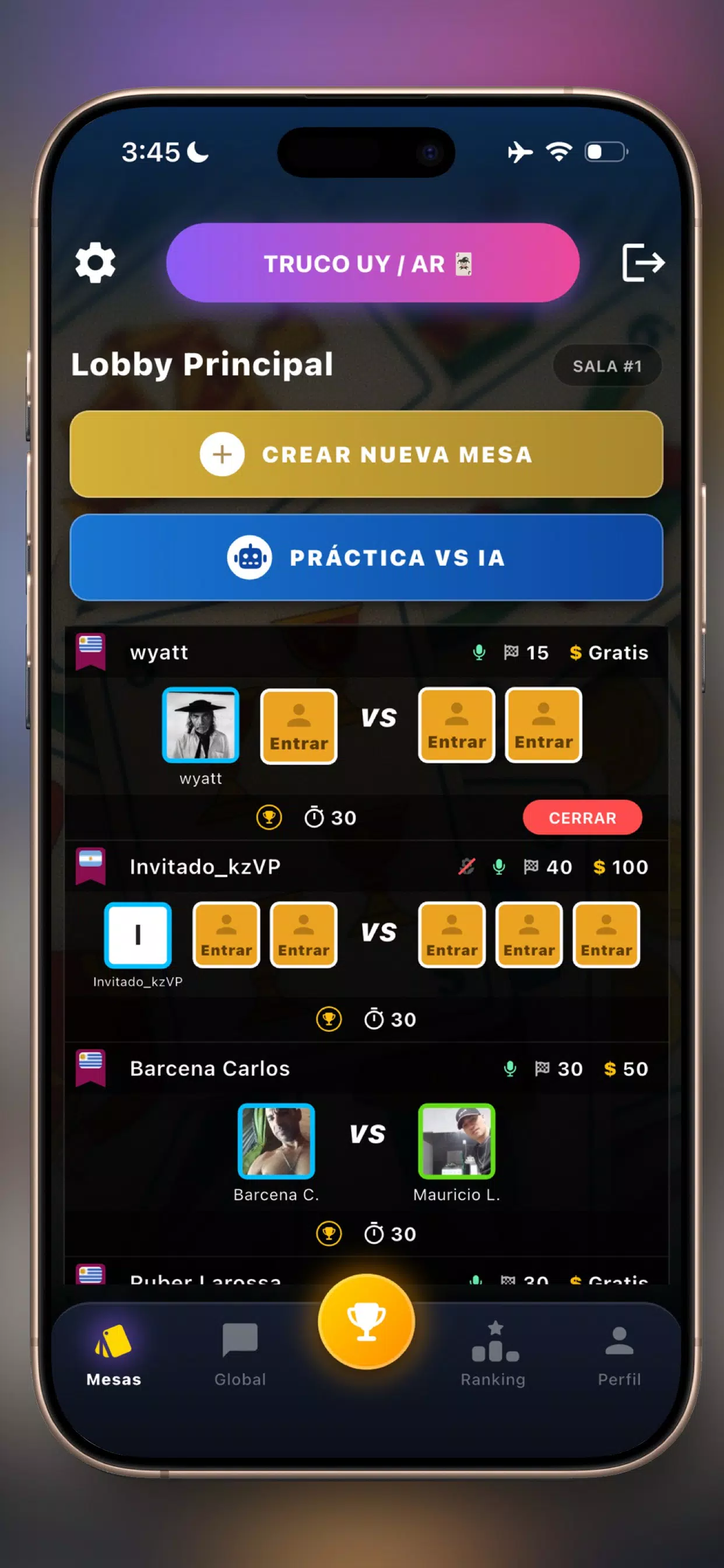 Truco Argentino y Uruguayo