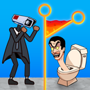 Toilet Monster Pull Pin Puzzle APK