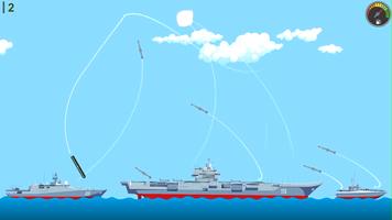 Missile vs Navires de Guerre Affiche