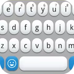 Emoji Keyboard+ White Blue APK download