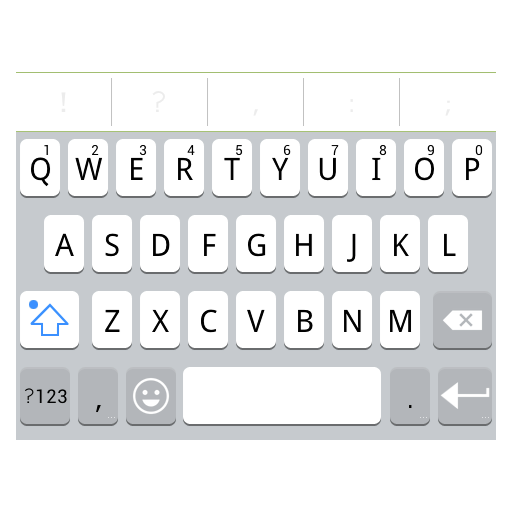 Emoji Keyboard+ White Theme