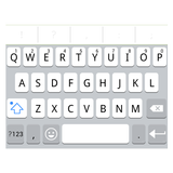 Emoji Keyboard+ White Theme icône