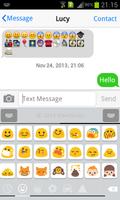 Emoji Keyboard+ White Theme screenshot 3