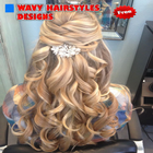 آیکون‌ Wavy Hairstyles