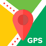 Cartes GPS, trafic, navigation icône