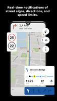 Cartes GPS, trafic, navigation Affiche