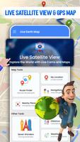 Live Satellite View & GPS Map الملصق