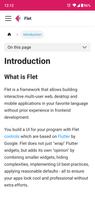 Flet Dev الملصق