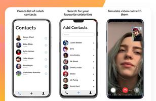 Fake video call with celebriti スクリーンショット 1