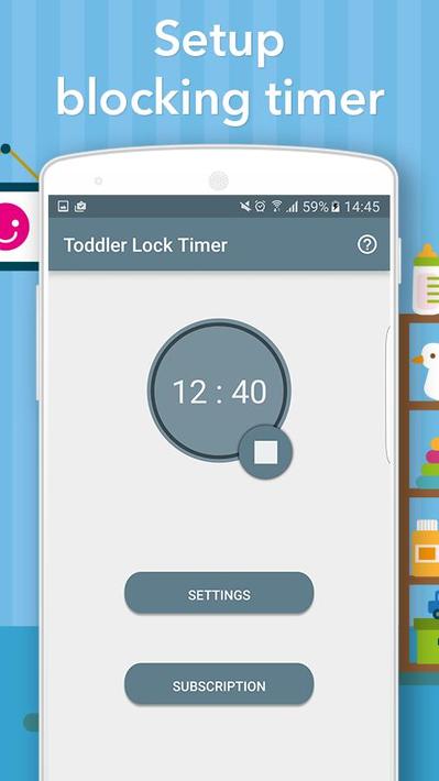 Toddler Lock Timer screenshot 1