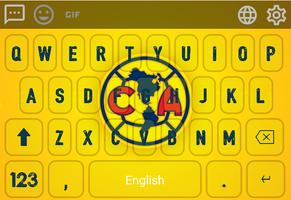 teclado club américa पोस्टर