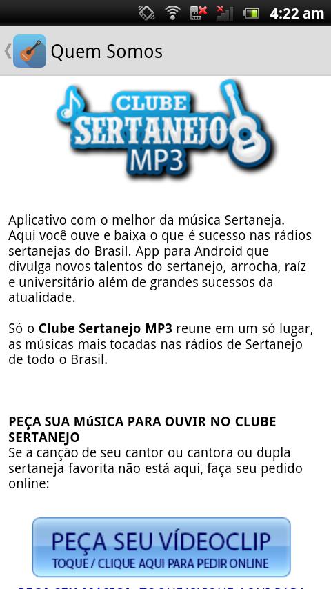 Clube Sertanejo MP3 for Android - APK Download