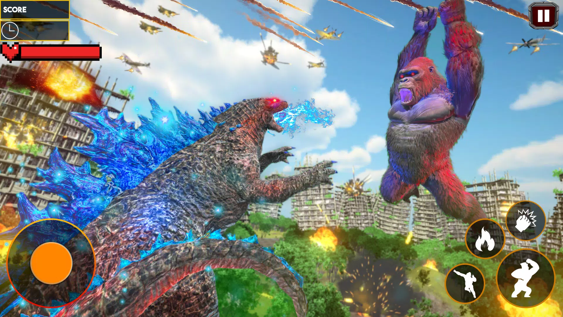 king Kong - 3d Dinosaur Games APK للاندرويد تنزيل