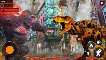 King Kong - 3d Dinosaur Games 截圖 1