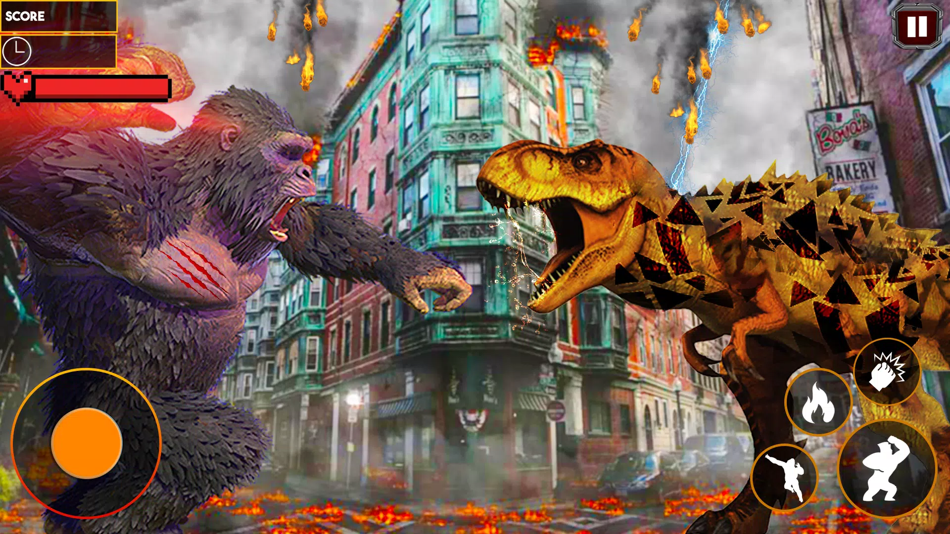 Godzilla VS Rei Kong Jogos, Nervoso Gorila Jogos, Rei Kong Brigando Jogos  3D, Gigante Animal Lutar Jogos, Cidade Destruição Simulador, Fúria Ataque  Monstro Godzilla Jogos, Nervoso Dinossauro Jogos::Appstore for  Android