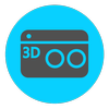 Kamera 3D Zeichen