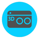 Camera 3D - 3D Photo Maker أيقونة