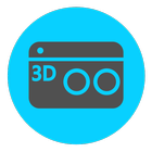 Kamera 3D Zeichen