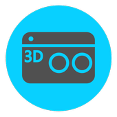 Camera 3D - 3D Photo Maker-icoon