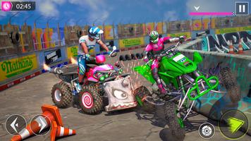 Quad Vélo Jeux: Dirt Bike 3D Affiche