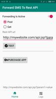 SMS Forwarding To Rest API capture d'écran 1
