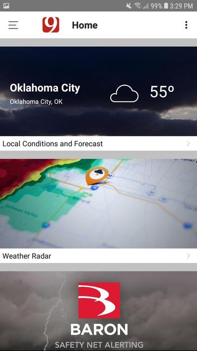News 9 Weather poster