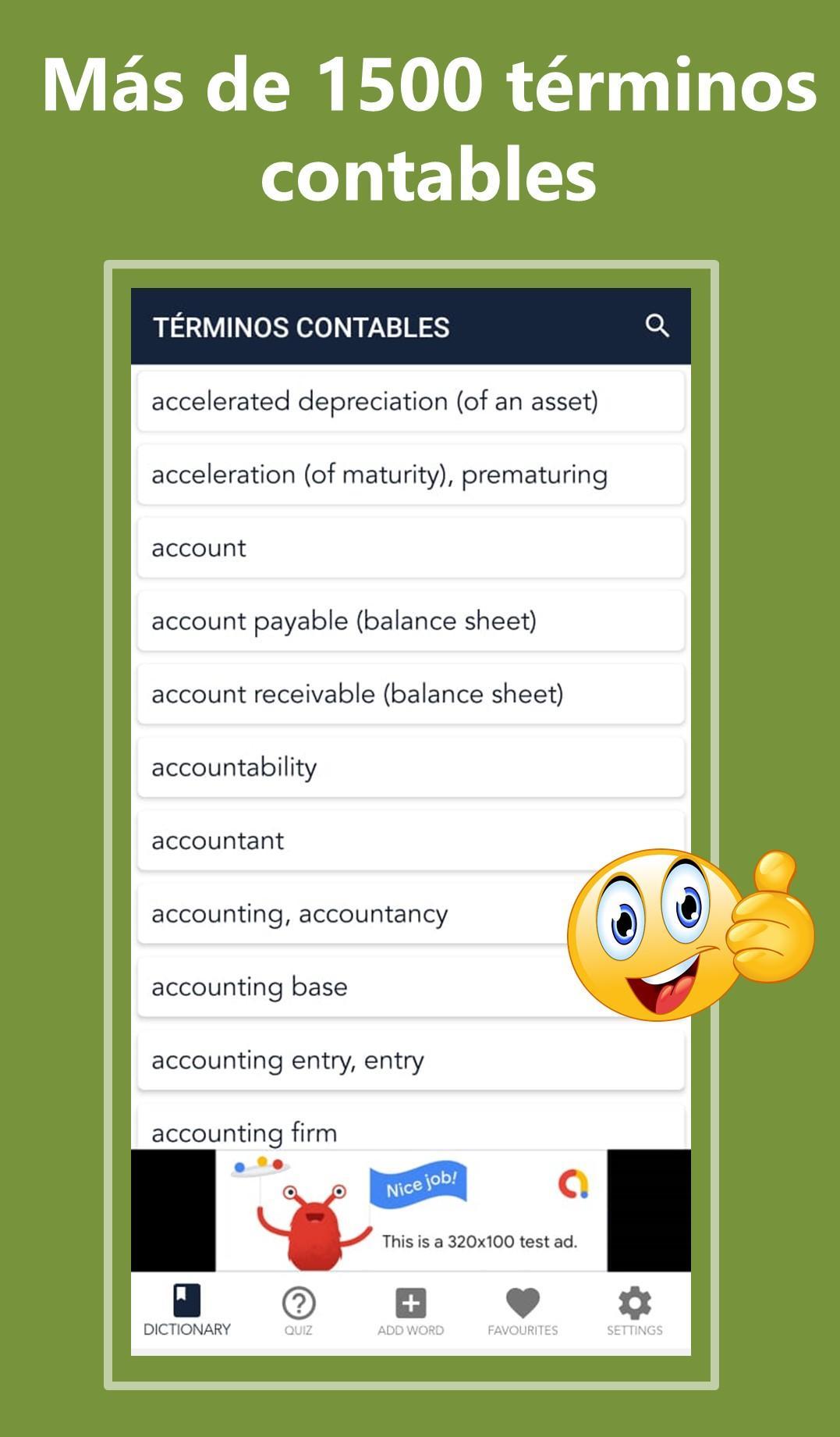 Diccionario Contable Ingles Espanol For Android Apk Download