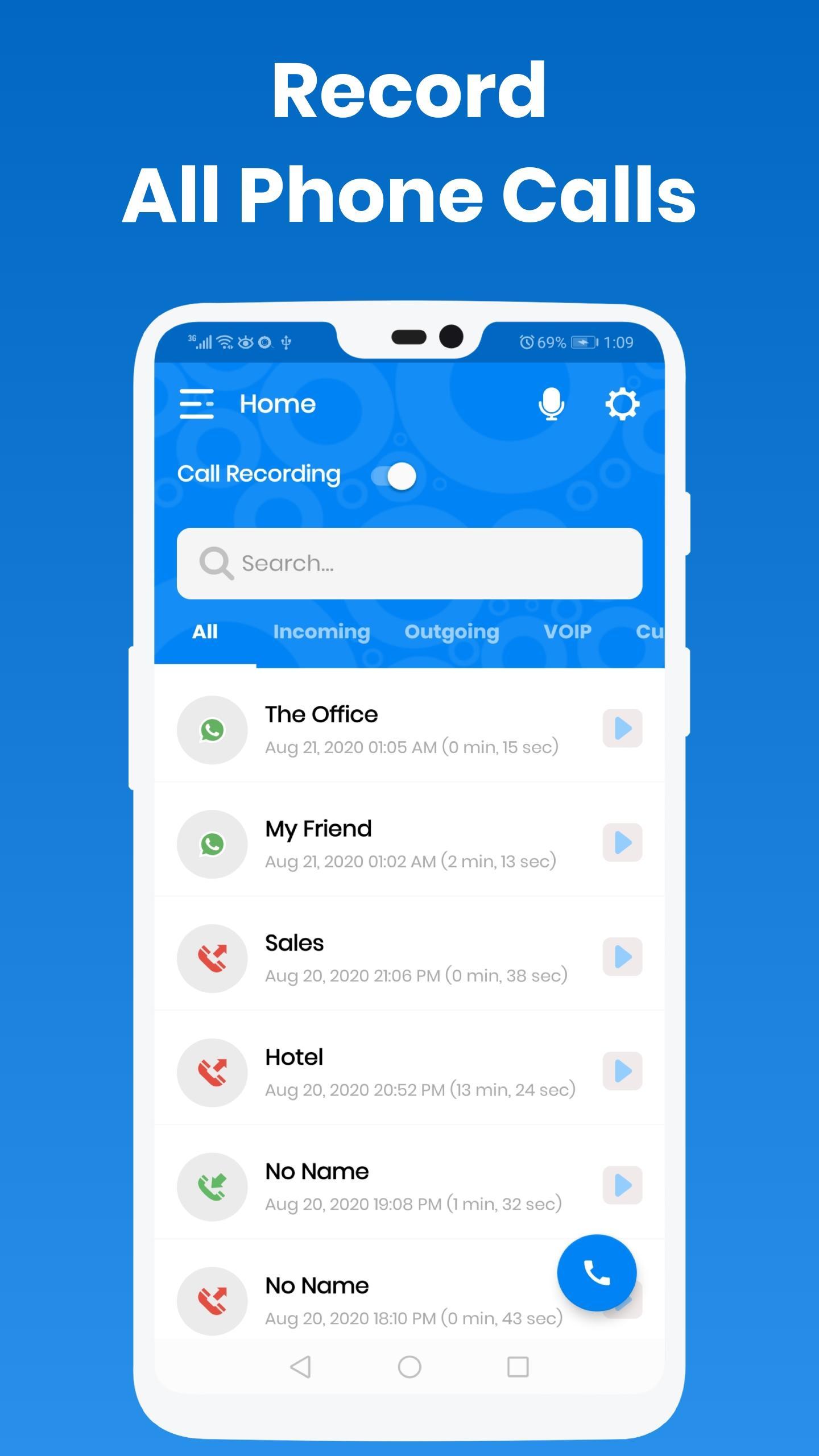 call recorder intcall acr for android apk download